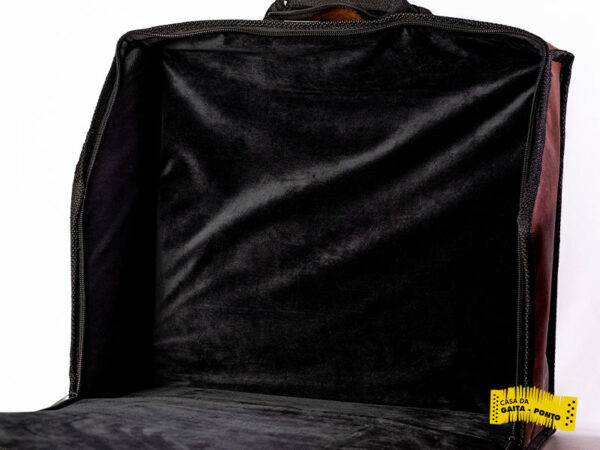 Bag Premium p/ Acordeon 120bx Tamanho Reduzido c/ Alça de Mão e Mochila Cor Caramelo - Cód.BP08 - Imagem 4
