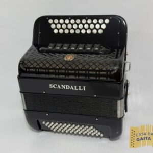 Scandalli 60bx 3º/4º Preta - Made in Italy Cód. DT01