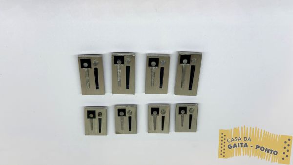 Jogo c/ 8 Chapas p/ Gaita Ponto Minuano/Hering/Beija-Flor Super Durall Artigiana – Made in Italy – Cód.RGP03