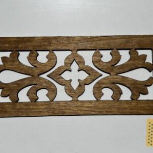 Tampa p/ Gaita de 8 Baixos em Madeira - Cód. 378-6