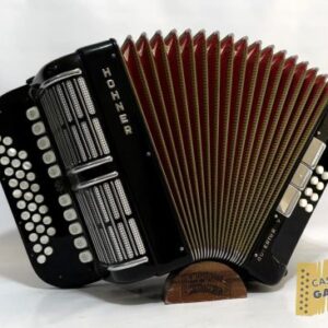 Hohner 8bx Mod. Ouverture V De Luxe 5º/5º Dó/Fa - Impecável – Made in Germany – Cód.GP602