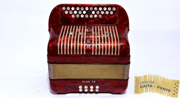 Hohner 8bx Mod. Club IIB 2º/4º Dó/Fa – Made in Germany – Cód.GP621 - Imagem 2