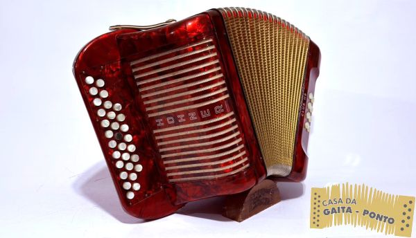 Hohner 8bx Mod. Club IIB 2º/4º Dó/Fa – Made in Germany – Cód.GP621 - Imagem 3