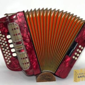 Hohner 8bx Mod. Club IIIM Deluxe 3º/4º Dó/Fa – Made in Germany – Cód.GP624