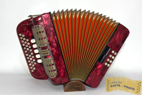Hohner 8bx Mod. Club IIIM Deluxe 3º/4º Dó/Fa – Made in Germany – Cód.GP624