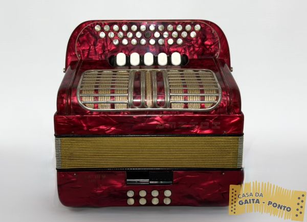 Hohner 8bx Mod. Club IIIM Deluxe 3º/4º Dó/Fa – Made in Germany – Cód.GP624 - Imagem 2