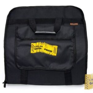 Bag Super Luxo Nylon 60bx Casa da Gaita Ponto c/ Alça de Mão e Mochila Cor Preto – Cód.BSLN60