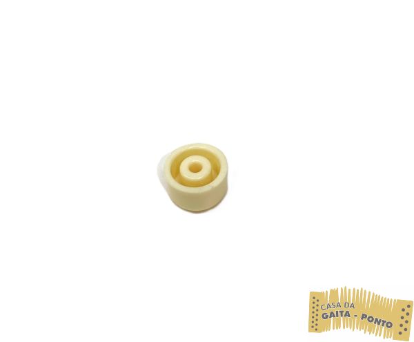 Botão de Mão Direita 14mm Creme p/ Hering Beija-Flor - Cód.365 - Imagem 4