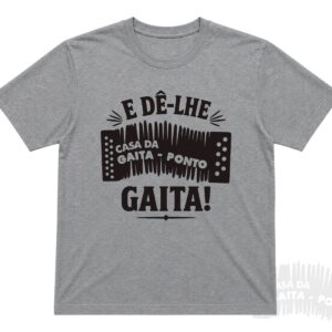 Camiseta Casa da Gaita Ponto - Cinza - Cód.676-1