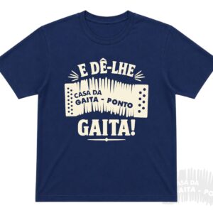 Camiseta Casa da Gaita Ponto - Azul Marinho - Cód.677-1